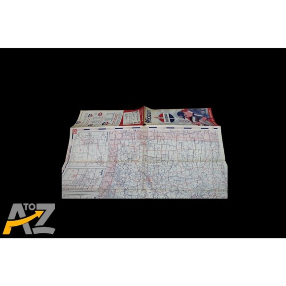 Vintage Standard Oil Company Missouri Pocket Travel Road Map - Picture 7 of 13